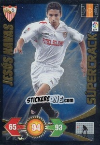 Sticker Jesus Navas - Sevilla F.C - Liga BBVA 2009-2010. Adrenalyn XL n. 415 - Panini
