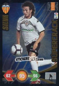 Cromo David Silva - Valencia C.F. - Liga BBVA 2009-2010. Adrenalyn XL - Panini