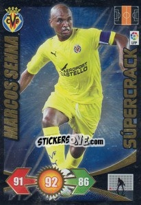 Sticker Marcos Senna - Villarreal C.F. - Liga BBVA 2009-2010. Adrenalyn XL n. 419 - Panini