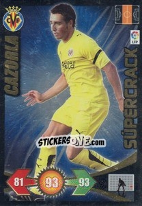 Sticker Cazorla - Villarreal C.F. - Liga BBVA 2009-2010. Adrenalyn XL - Panini