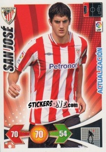 Sticker San Jose - Athletic Club - Liga BBVA 2009-2010. Adrenalyn XL n. 424 - Panini