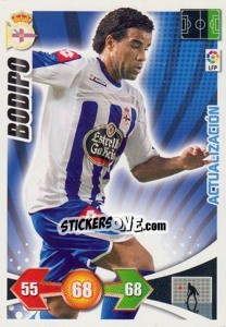 Sticker Bodipo - R.C. Deportivo - Liga BBVA 2009-2010. Adrenalyn XL n. 428 - Panini