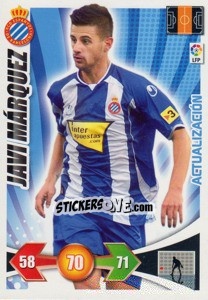 Sticker Javi Marquez - R.C.D. Espanyol - Liga BBVA 2009-2010. Adrenalyn XL n. 430 - Panini