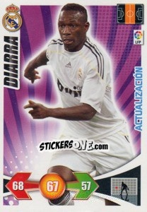 Sticker Mahamadou Diarra - Real Madrid - Liga BBVA 2009-2010. Adrenalyn XL - Panini