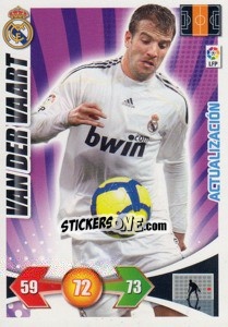 Sticker Van Der Vaart - Real Madrid - Liga BBVA 2009-2010. Adrenalyn XL n. 433 - Panini