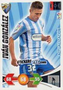 Sticker Ivan Gonzalez - Malaga C.F. - Liga BBVA 2009-2010. Adrenalyn XL n. 434 - Panini