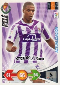 Sticker Pele - R. Valladolid - Liga BBVA 2009-2010. Adrenalyn XL n. 437 - Panini