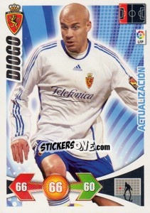 Sticker Diogo - Real Zaragoza - Liga BBVA 2009-2010. Adrenalyn XL n. 440 - Panini