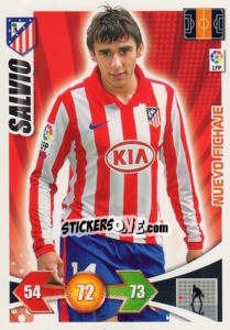 Figurina Salvio - Atletico Madrid - Liga BBVA 2009-2010. Adrenalyn XL - Panini