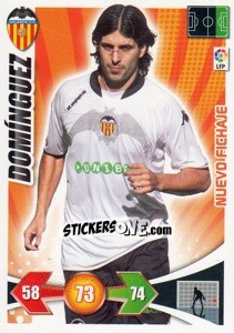 Cromo Alejandro Dominguez - Valencia C.F. - Liga BBVA 2009-2010. Adrenalyn XL - Panini