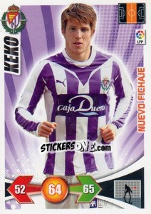 Sticker Keko - R. Valladolid C.F. - Liga BBVA 2009-2010. Adrenalyn XL n. 450 - Panini