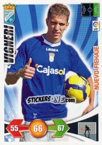 Sticker Vigneri - Liga BBVA 2009-2010. Adrenalyn XL n. 452 - Panini