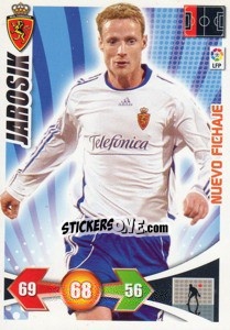 Sticker Jarosik - Real Zaragoza - Liga BBVA 2009-2010. Adrenalyn XL n. 454 - Panini