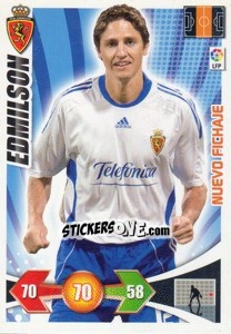 Sticker Edmilson - Real Zaragoza - Liga BBVA 2009-2010. Adrenalyn XL n. 455 - Panini
