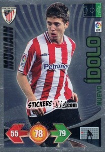 Sticker Muniain - Athletic Club - Liga BBVA 2009-2010. Adrenalyn XL n. 460 - Panini