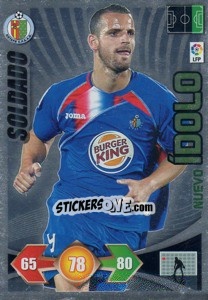 Sticker Soldado - Getafe C.F. - Liga BBVA 2009-2010. Adrenalyn XL n. 462 - Panini