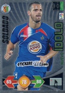 Cromo Soldado - Getafe C.F. - Liga BBVA 2009-2010. Adrenalyn XL - Panini