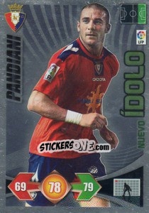 Cromo Pandiani - C. At. Osasuna - Liga BBVA 2009-2010. Adrenalyn XL n. 464 - Panini