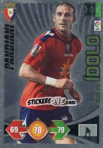 Figurina Pandiani - C. At. Osasuna - Liga BBVA 2009-2010. Adrenalyn XL - Panini