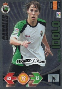 Cromo Canales / R. Racing C. - Liga BBVA 2009-2010. Adrenalyn XL - Panini