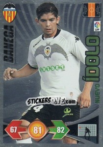 Sticker Banega - Valencia C.F. - Liga BBVA 2009-2010. Adrenalyn XL n. 466 - Panini
