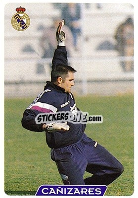 Sticker Cañizares - Las Fichas De La Liga 1995-1996 - Mundicromo