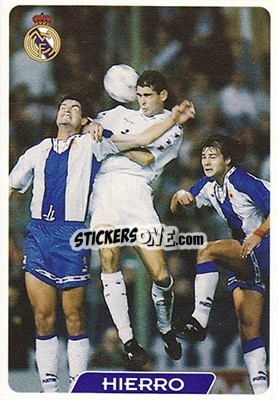 Figurina Hierro - Las Fichas De La Liga 1995-1996 - Mundicromo