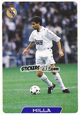 Cromo Milla - Las Fichas De La Liga 1995-1996 - Mundicromo