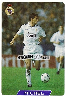 Figurina Michel - Las Fichas De La Liga 1995-1996 - Mundicromo