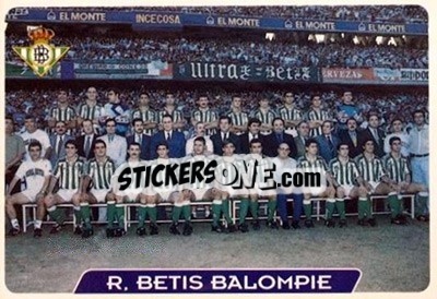 Sticker Team Card - Las Fichas De La Liga 1995-1996 - Mundicromo