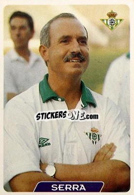 Cromo Serra Ferrer MGR - Las Fichas De La Liga 1995-1996 - Mundicromo