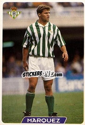 Sticker Marquez - Las Fichas De La Liga 1995-1996 n. 42 - Mundicromo