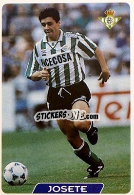 Sticker Josete - Las Fichas De La Liga 1995-1996 - Mundicromo