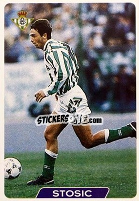 Sticker Stosic - Las Fichas De La Liga 1995-1996 - Mundicromo