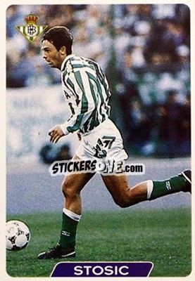 Figurina Stosic - Las Fichas De La Liga 1995-1996 - Mundicromo