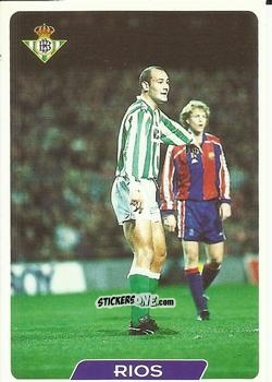 Sticker Roberto Rios - Las Fichas De La Liga 1995-1996 n. 51 - Mundicromo