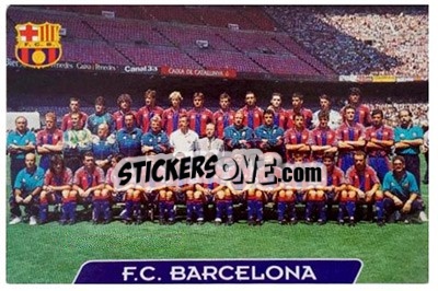 Sticker Team Card - Las Fichas De La Liga 1995-1996 - Mundicromo