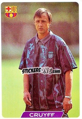 Sticker Cruyff MGR - Las Fichas De La Liga 1995-1996 n. 56 - Mundicromo