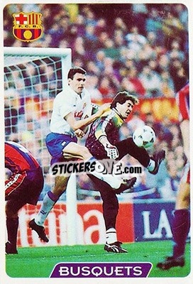 Cromo Busquets - Las Fichas De La Liga 1995-1996 - Mundicromo