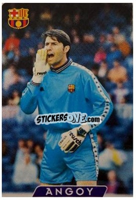 Sticker Angoy - Las Fichas De La Liga 1995-1996 - Mundicromo