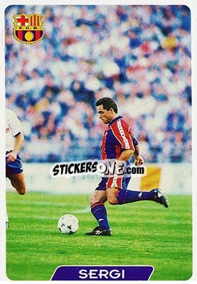 Cromo Sergi - Las Fichas De La Liga 1995-1996 - Mundicromo