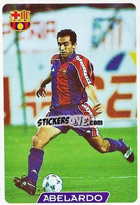 Figurina Abelardo - Las Fichas De La Liga 1995-1996 - Mundicromo