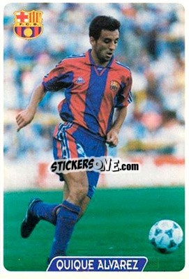 Figurina Alvarez - Las Fichas De La Liga 1995-1996 n. 60a - Mundicromo