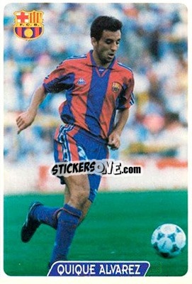 Cromo Alvarez - Las Fichas De La Liga 1995-1996 - Mundicromo