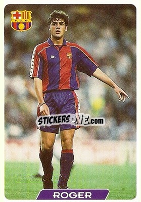 Sticker Roger - Las Fichas De La Liga 1995-1996 - Mundicromo