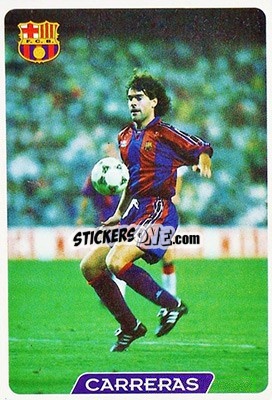 Sticker Carreras - Las Fichas De La Liga 1995-1996 n. 62a - Mundicromo