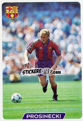 Sticker Prosinecki - Las Fichas De La Liga 1995-1996 n. 69a - Mundicromo