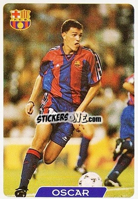 Cromo Oscar - Las Fichas De La Liga 1995-1996 - Mundicromo