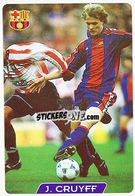 Sticker J. Cruyff - Las Fichas De La Liga 1995-1996 - Mundicromo
