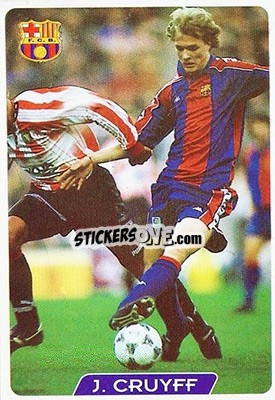 Cromo J. Cruyff - Las Fichas De La Liga 1995-1996 - Mundicromo